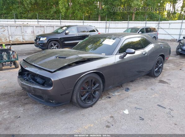 2C3CDZGG7LH106376 2020 DODGE CHALLENGER Black Front left