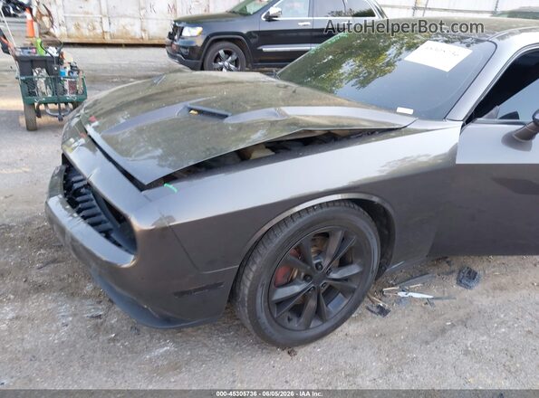 2C3CDZGG7LH106376 2020 DODGE CHALLENGER Black Front view