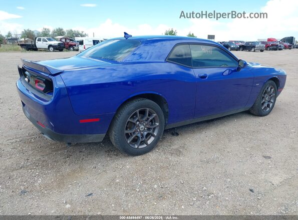2C3CDZGG8JH256672 2018 DODGE CHALLENGER Blue Rear right