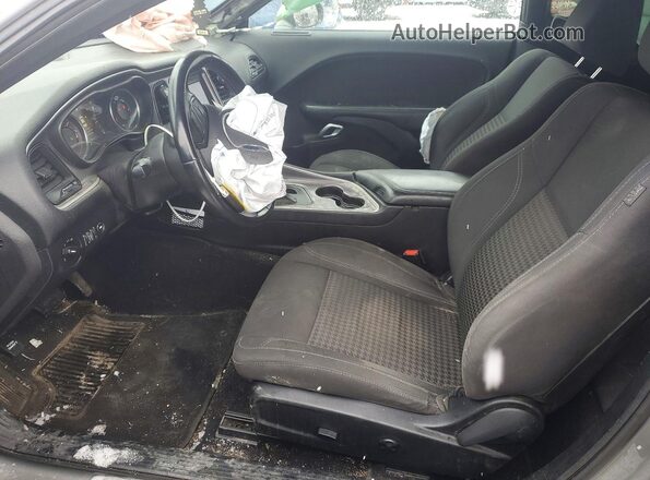 2C3CDZGG9KH636296 2019 DODGE CHALLENGER Серый Вид салона спереди