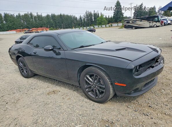2C3CDZGG9KH683585 2019 DODGE CHALLENGER Black Przód prawy