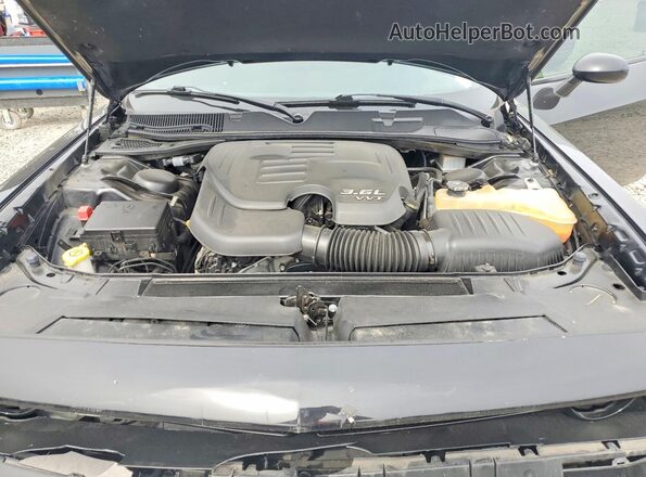 2C3CDZGG9KH683585 2019 DODGE CHALLENGER Black Widok wnętrza z tyłu