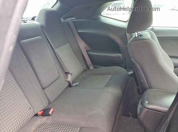 2C3CDZGG9KH683585 2019 DODGE CHALLENGER Black Widok tylnych siedzeń