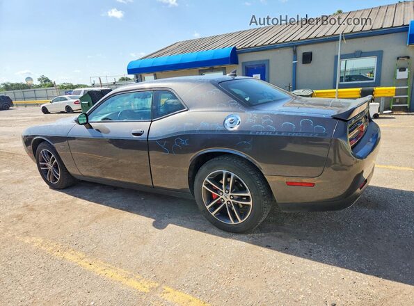 2C3CDZGGXJH143452 2018 DODGE CHALLENGER Gray Tył lewy