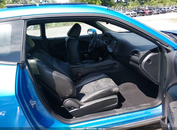 2C3CDZGGXKH699987 2019 DODGE CHALLENGER Синий Вид салона спереди