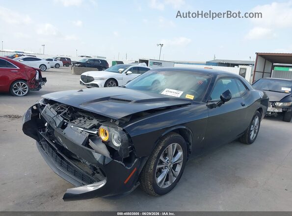 2C3CDZGGXMH552765 2021 DODGE CHALLENGER Black Առջևի ձախ երեք քառորդ տեսարան