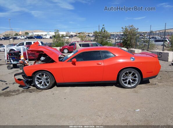 2C3CDZJG0NH168763 2022 DODGE CHALLENGER Orange სალონის 360-გრადუსიანი ხედი