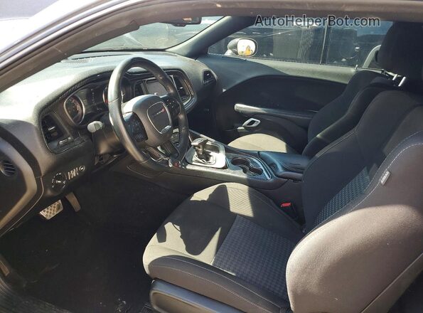 2C3CDZJG0NH175244 2022 DODGE CHALLENGER Gray წინა პანელის ხედი