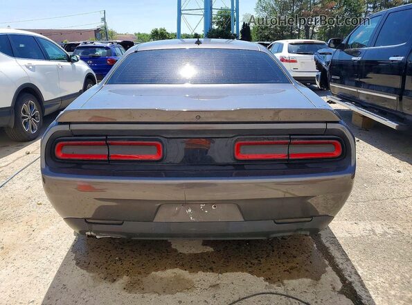 2C3CDZJG0NH175244 2022 DODGE CHALLENGER Gray უკანა ხედი