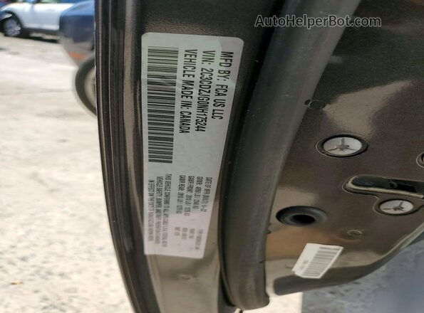 2C3CDZJG0NH175244 2022 DODGE CHALLENGER Gray ძრავის განყოფილების ხედი