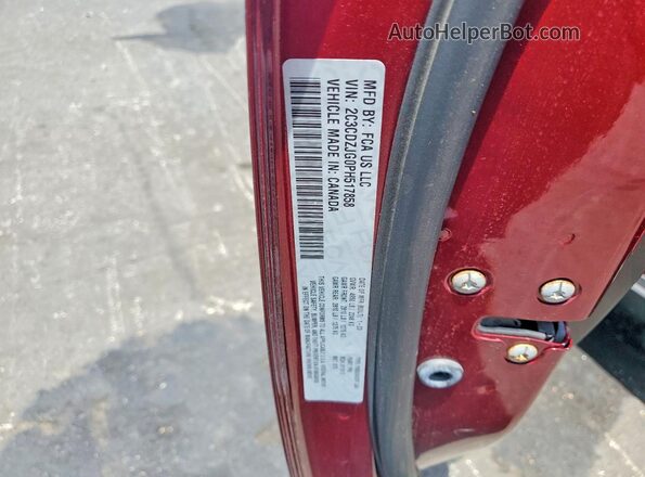 2C3CDZJG0PH517858 2023 DODGE CHALLENGER Красный 