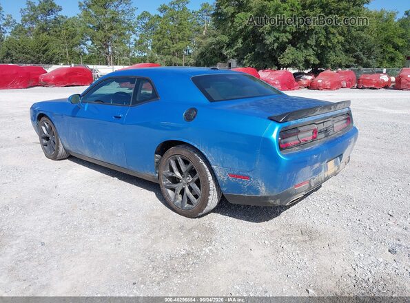 2C3CDZJG0PH597324 2023 DODGE CHALLENGER Синий Задняя левая четверть