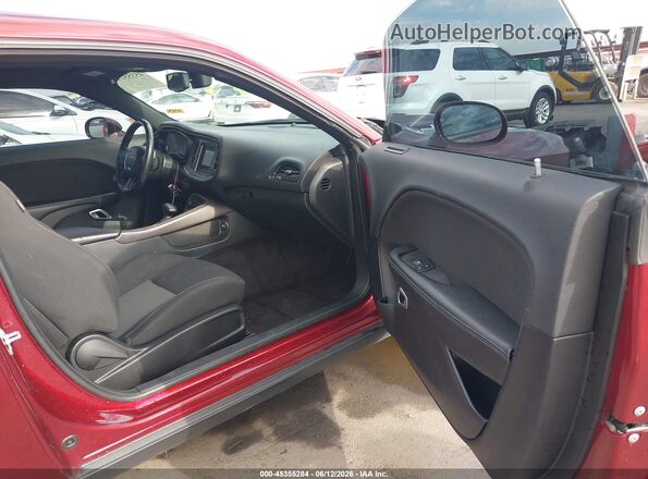 2C3CDZJG1KH504335 2019 DODGE CHALLENGER Красный Вид салона спереди