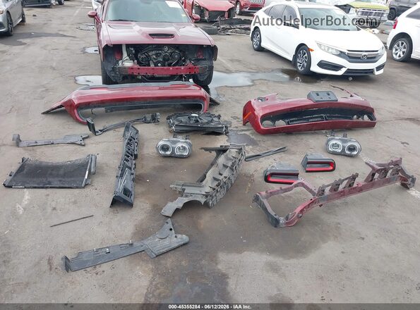 2C3CDZJG1KH504335 2019 DODGE CHALLENGER Красный Вид щитка приборов