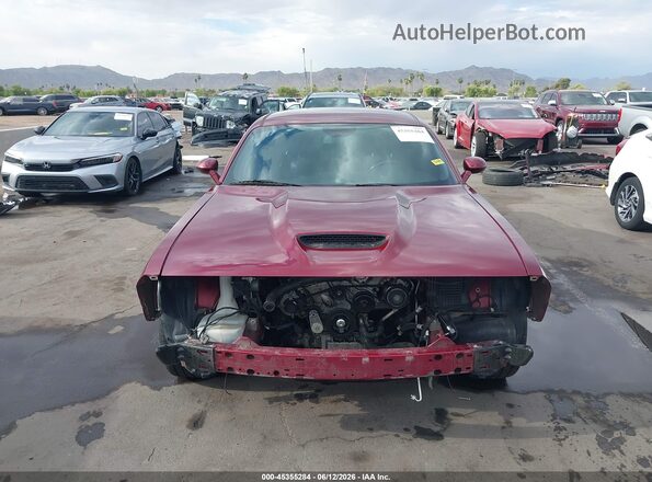 2C3CDZJG1KH504335 2019 DODGE CHALLENGER Красный Вид задней части салона