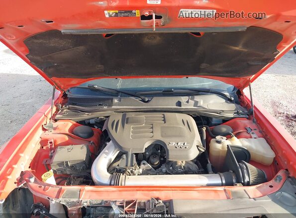 2C3CDZJG2PH574207 2023 DODGE CHALLENGER Orange უკანა ხედი