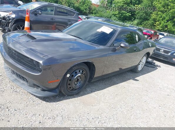 2C3CDZJG3MH563566 2021 DODGE CHALLENGER Серый Передняя левая четверть