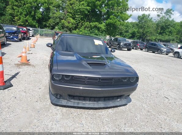 2C3CDZJG3MH563566 2021 DODGE CHALLENGER Серый Вид задней части салона