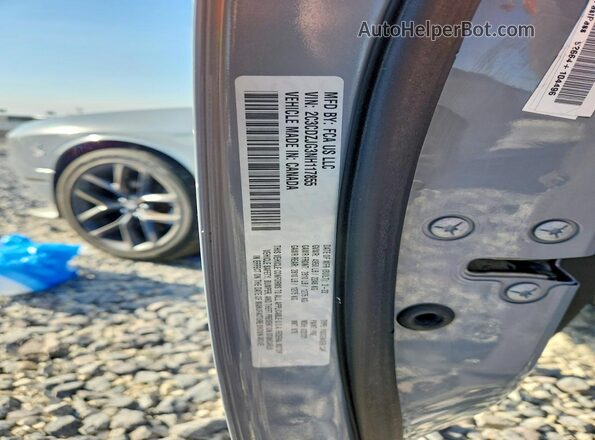 2C3CDZJG3NH117855 2022 DODGE CHALLENGER Gray Widok komory silnika