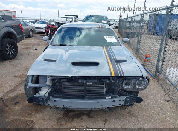 2C3CDZJG3NH215090 2022 DODGE CHALLENGER Gray Instrument cluster view