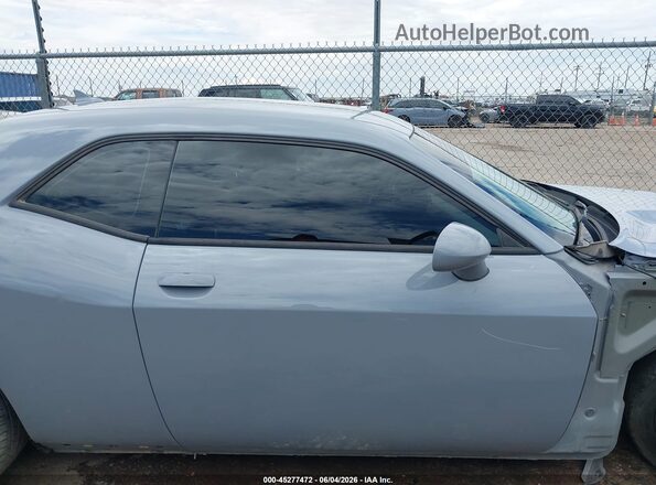 2C3CDZJG3NH215090 2022 DODGE CHALLENGER Gray Rear interior view