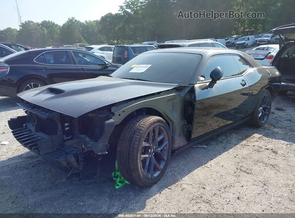 2C3CDZJG3PH662540 2023 DODGE CHALLENGER Черный Передняя левая четверть