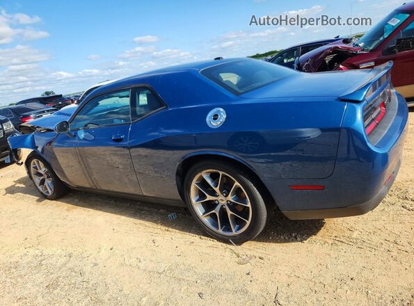 2C3CDZJG4MH521441 2021 DODGE CHALLENGER Blue Trasero izquierdo