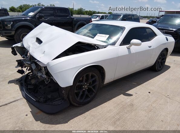 2C3CDZJG4MH564323 2021 DODGE CHALLENGER Белый Передняя левая четверть