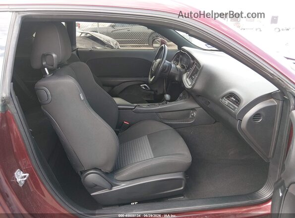 2C3CDZJG5PH621312 2023 DODGE CHALLENGER Maroon წინა სალონის ხედი