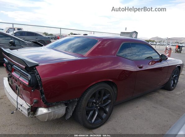 2C3CDZJG5PH621312 2023 DODGE CHALLENGER Maroon ხელსაწყოთა პანელის ხედი