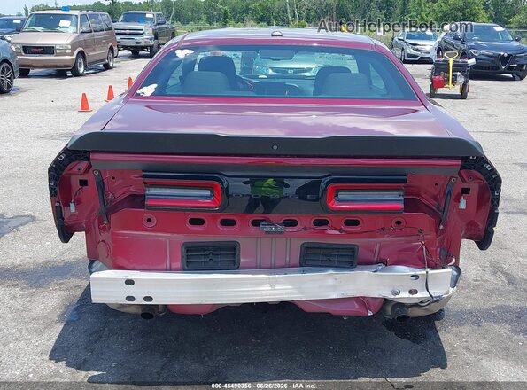 2C3CDZJG6LH218594 2020 DODGE CHALLENGER Burgundy Vista frontal