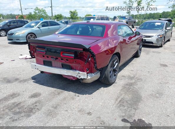 2C3CDZJG6LH218594 2020 DODGE CHALLENGER Burgundy Trasero derecho