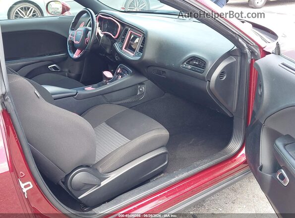 2C3CDZJG6LH218594 2020 DODGE CHALLENGER Burgundy Vista interior delantera