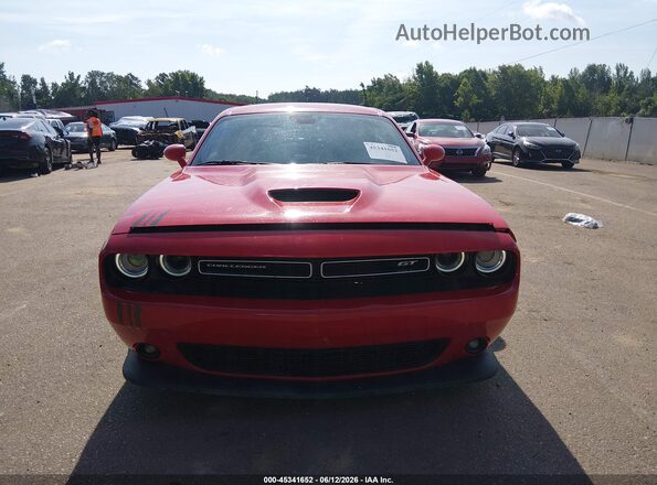 2C3CDZJG6NH171280 2022 DODGE CHALLENGER Red Vista interior trasera