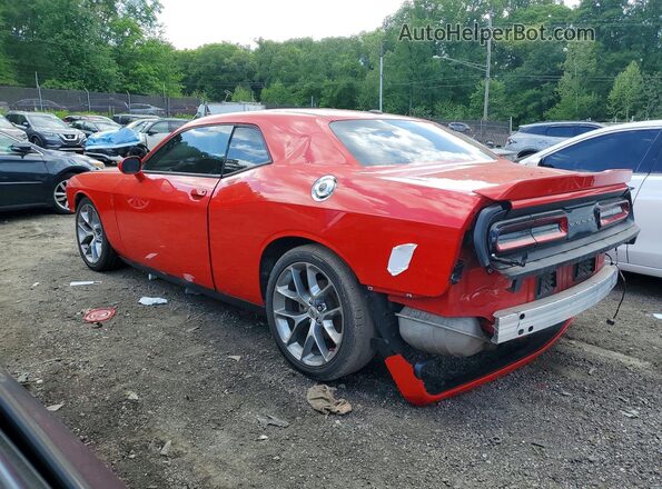 2C3CDZJG7NH159655 2022 DODGE CHALLENGER Красный Задняя левая четверть