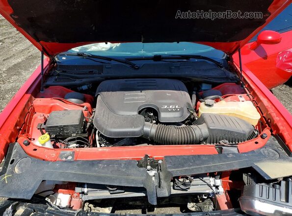 2C3CDZJG7NH159655 2022 DODGE CHALLENGER Красный Вид задней части салона