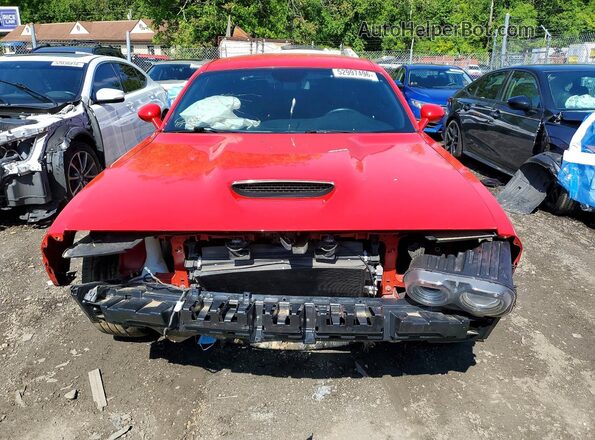 2C3CDZJG7NH159655 2022 DODGE CHALLENGER Красный Вид спереди
