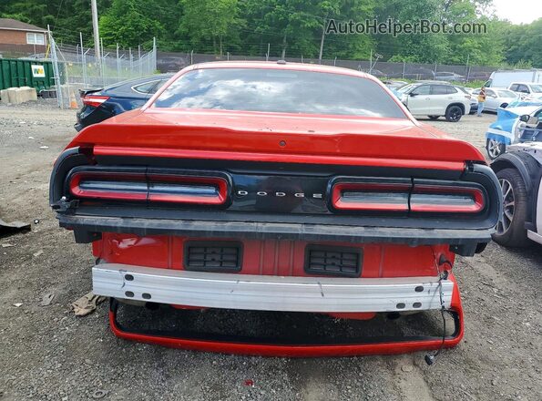 2C3CDZJG7NH159655 2022 DODGE CHALLENGER Красный Вид задних сидений