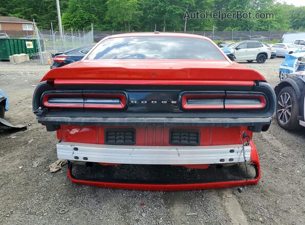 2C3CDZJG7NH159655 2022 DODGE CHALLENGER Красный Вид сзади