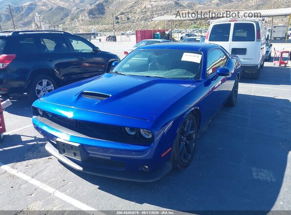 2C3CDZJG8LH148953 2020 DODGE CHALLENGER Blue Przód lewy