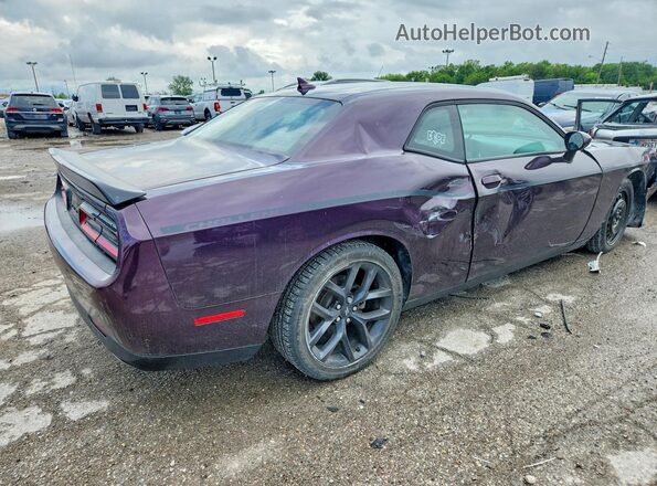 2C3CDZJG8MH567354 2021 DODGE CHALLENGER Purple Հետևի աջ