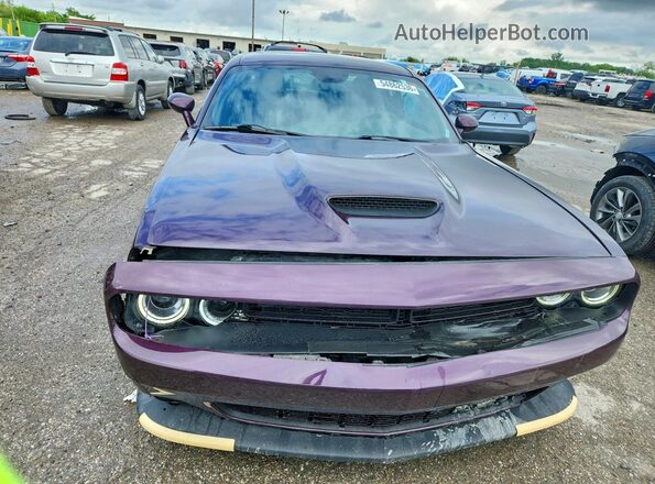 2C3CDZJG8MH567354 2021 DODGE CHALLENGER Purple Դիմացի տեսք