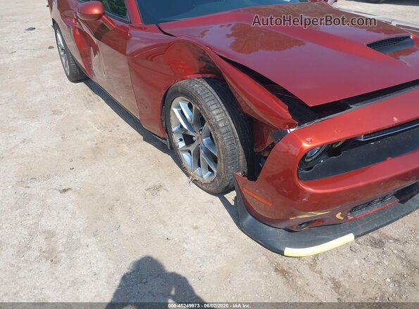 2C3CDZJG9MH660349 2021 DODGE CHALLENGER Orange Vista frontal