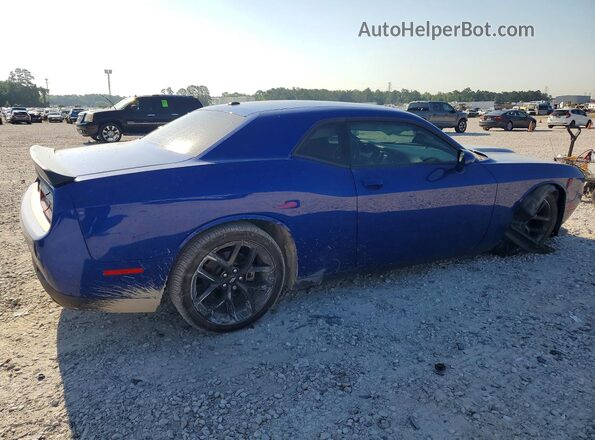 2C3CDZJG9MH664840 2021 DODGE CHALLENGER Blue Trasero derecho