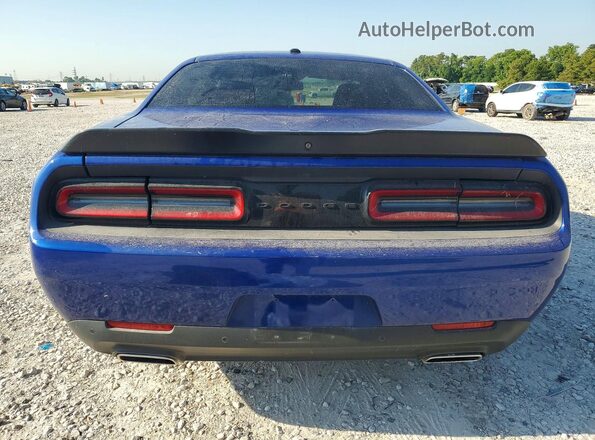 2C3CDZJG9MH664840 2021 DODGE CHALLENGER Blue Vista trasera