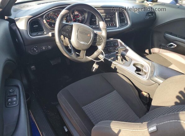 2C3CDZJG9MH664840 2021 DODGE CHALLENGER Blue Vista del salpicadero