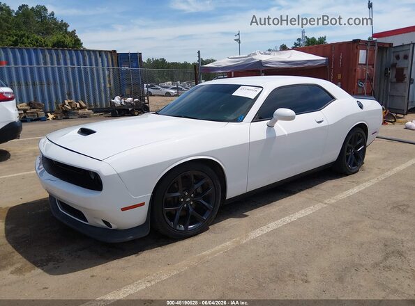 2C3CDZJG9MH665096 2021 DODGE CHALLENGER Белый Передняя левая четверть