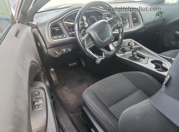 2C3CDZJGXKH548656 2019 DODGE CHALLENGER Black წინა პანელის ხედი