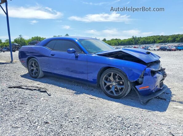 2C3CDZJGXKH591202 2019 DODGE CHALLENGER Blue Przód prawy