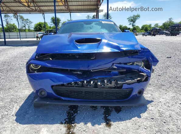 2C3CDZJGXKH591202 2019 DODGE CHALLENGER Blue Widok z przodu